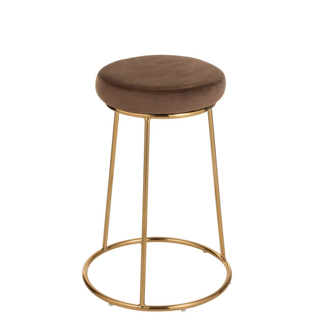 J-Line Kussen Voor Frame Textiel Bruin