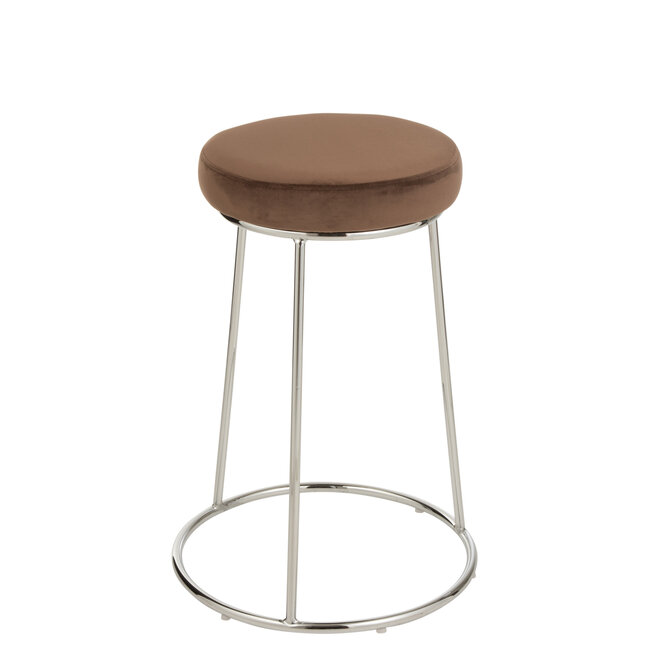 J-Line Kussen Voor Frame Textiel Bruin