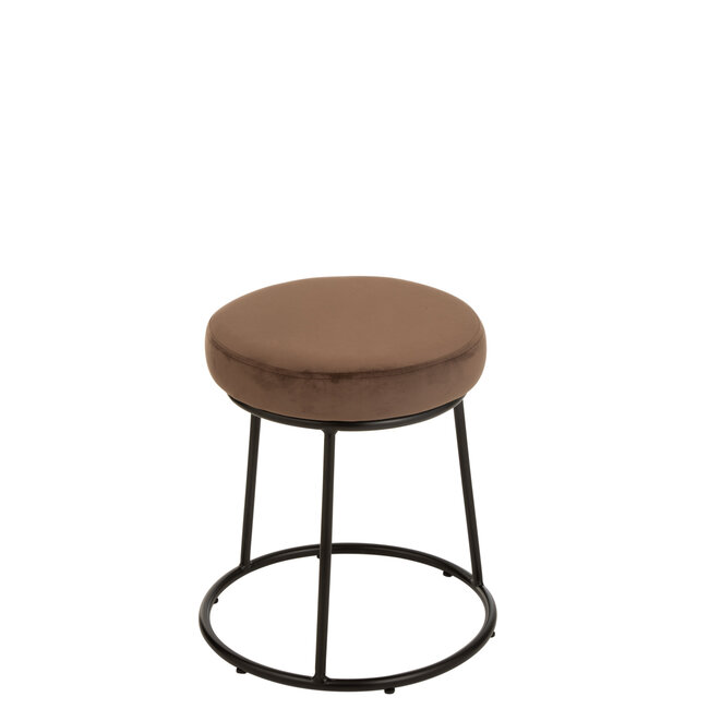 J-Line Kussen Voor Frame Textiel Bruin