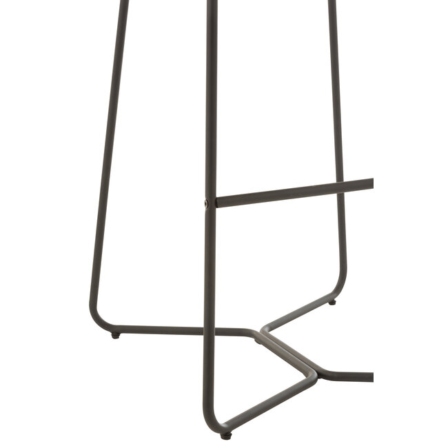 J-Line Barstoel Laurent Metaal/Textiel Groen