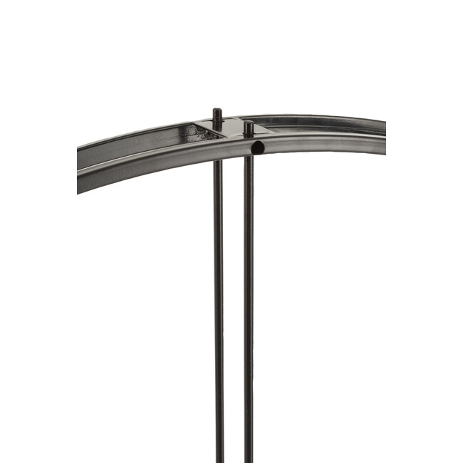 J-Line Plaid Diamanten+Franjes Katoen/Pailletten Wit/Goud