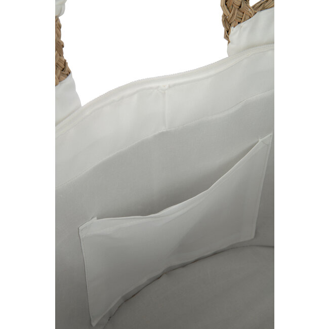 J-Line Vaas Lauwra Cement Wit Klein