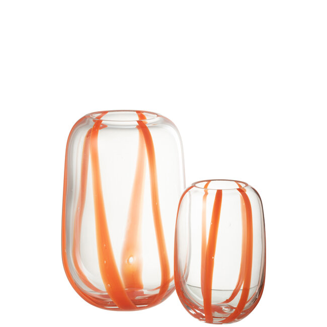 J-Line Vaas Lauwra Cement Wit Klein