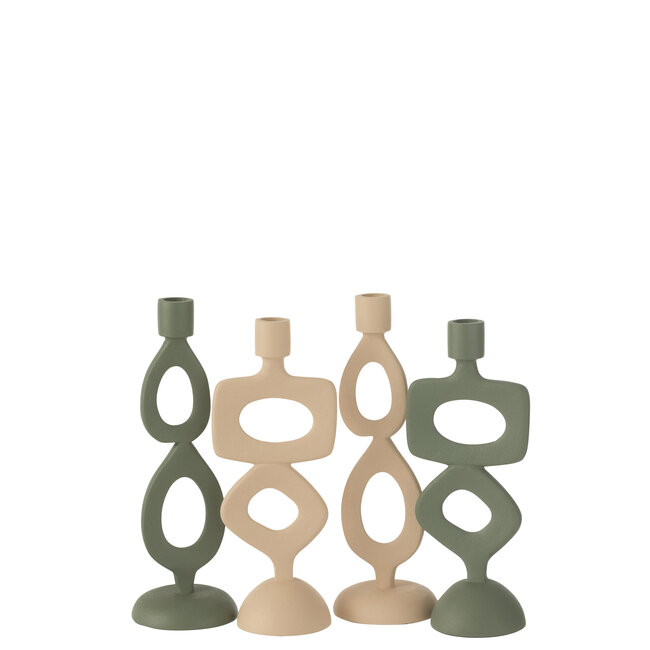 J-Line Vaas Lauwra Cement Wit Medium