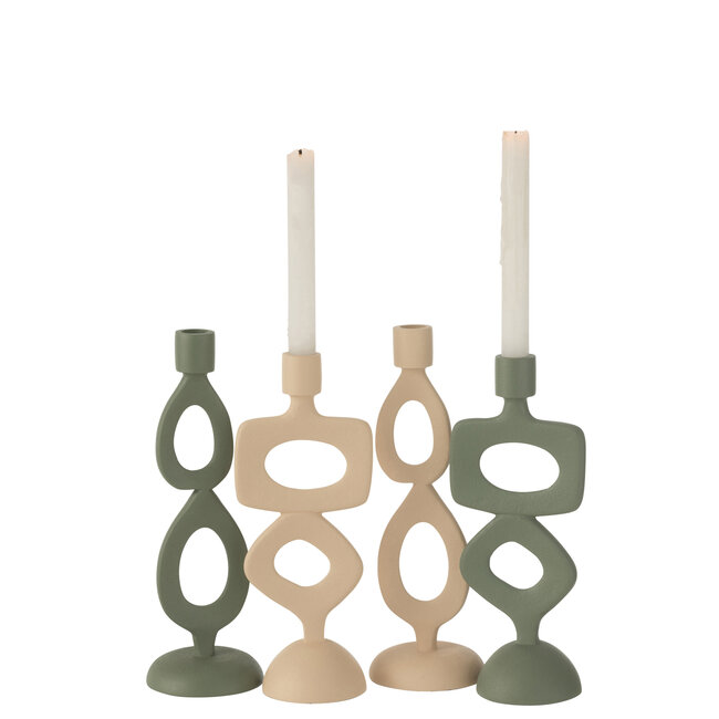 J-Line Vaas Lauwra Cement Wit Medium