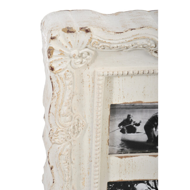 J-Line Vaas Lauwra Cement Wit Medium