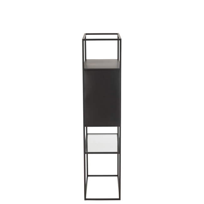 J-Line Potkraag Papier Mache Wit