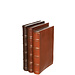 J-Line Boeken Poly Bruin Groot