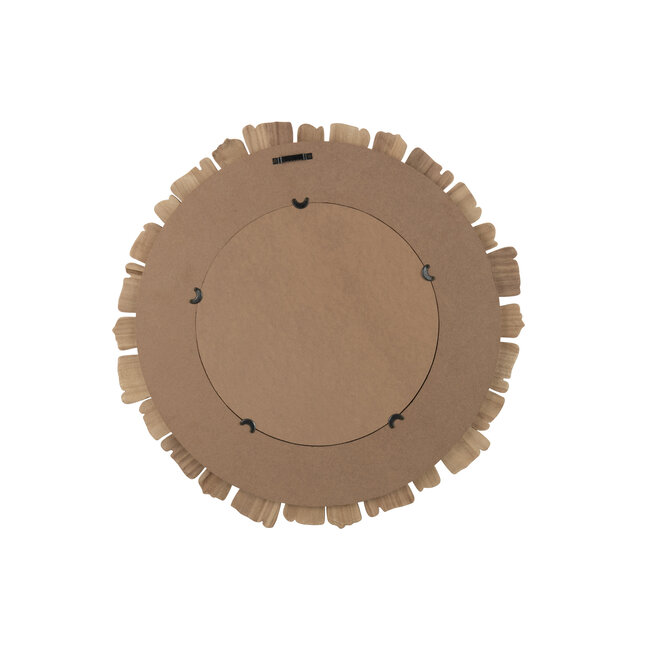 J-Line Spiegel Vacay Hout Naturel Groot