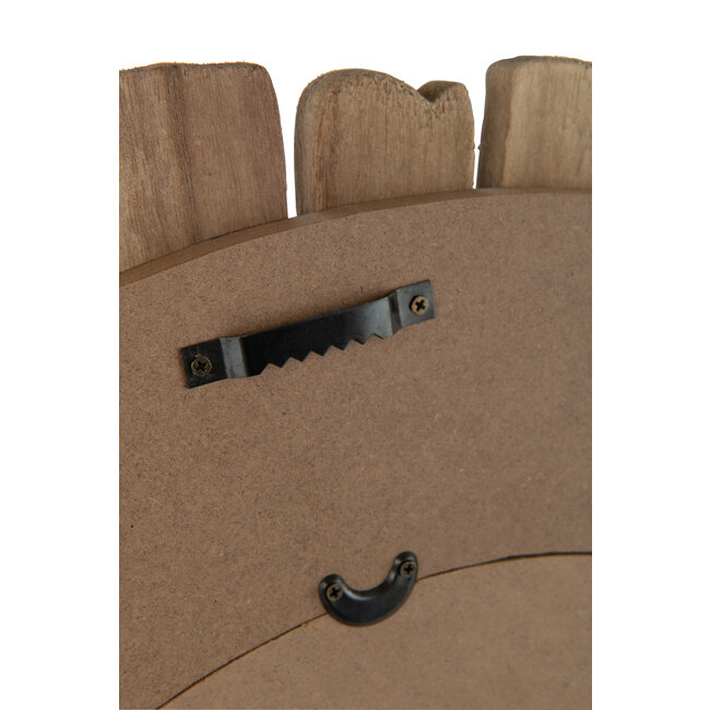 J-Line Spiegel Vacay Hout Naturel Groot