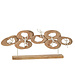 J-Line Figuren 5 In Ring Op Standaard Mangohout Naturel
