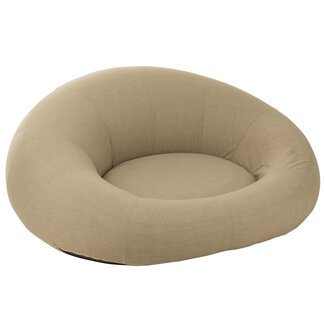 J-Line Matras Donut Polypropyleen Beige