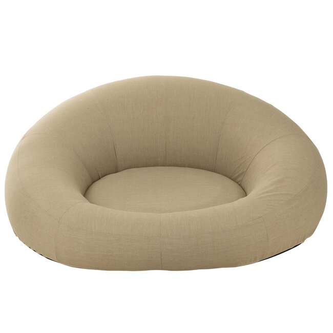 J-Line Matras Donut Polypropyleen Beige