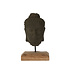 J-Line Boeddha hoofd op voet zwart 44x25x18cm