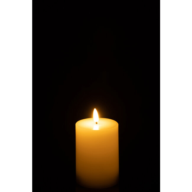 J-Line Wandklok Wonder Rotan Naturel/Wit 61cm