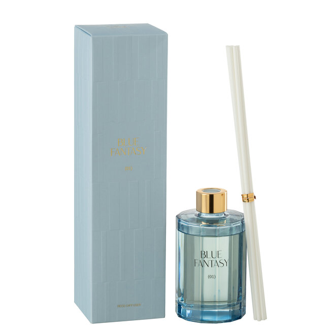 J-Line Wandklok Wonder Rotan Naturel/Wit 61cm