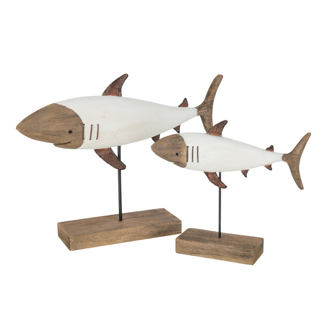 J-Line Beeld Namaste Cement/Hars Wit