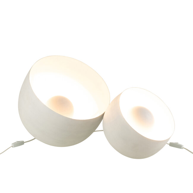 J-Line Boeddha hoofd op voet zwart 44x25x18cm