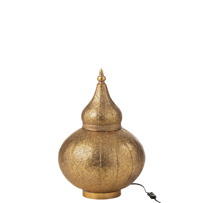 J-Line Lamp Aladin Metaal Goud Klein