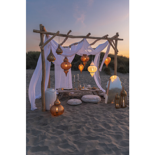 J-Line Lamp Aladin Metaal Goud Groot