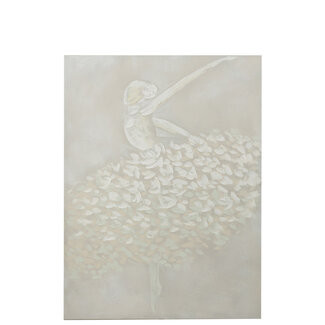 J-Line Schilderij Ballerina Canvas/Verfmix