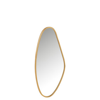 J-Line Spiegel Abstract Mdf/Glas Goud Klein