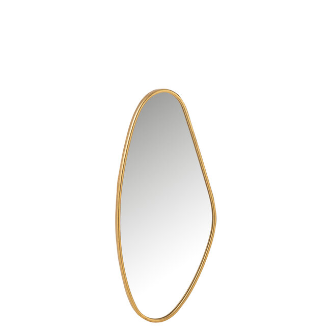 J-Line Spiegel Abstract Mdf/Glas Goud Klein