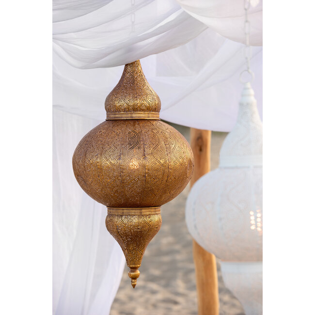 J-Line Hanglamp Boring Metaal Goud Klein