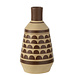 J-Line Vaaspatroon Halve Cirkels Terracotta Wit/Bruin