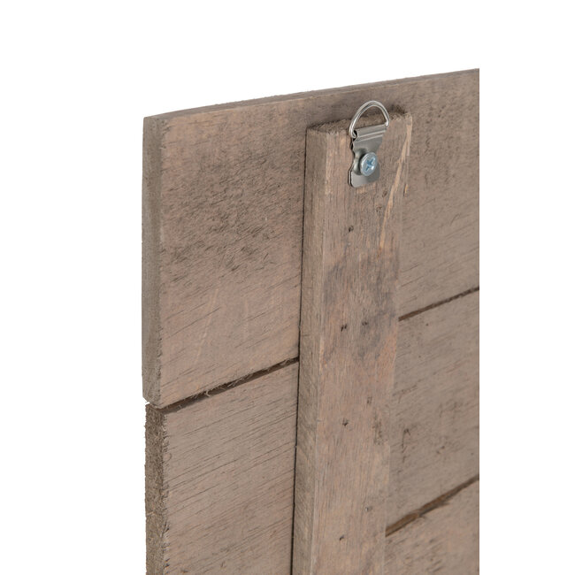 J-Line Vaaspatroon Halve Cirkels Terracotta Wit/Bruin