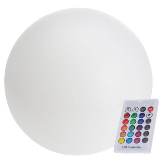 J-Line Lamp Bal Buiten Led Kunststof ø 29 cm