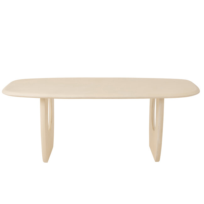 J-Line Set van 3 wandrekken papier-maché wit