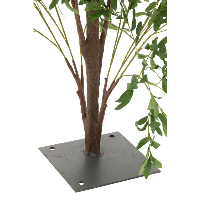 J-Line Pot Archaïsch Papier Mache Naturel Groot