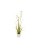 J-Line Allium In Pot Kunststof Groen/Wit Medium