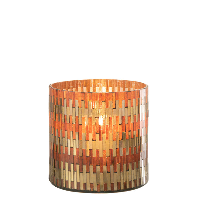 J-Line Pampasgras 7 Koppen In Pot Pvc Groen/Beige Klein