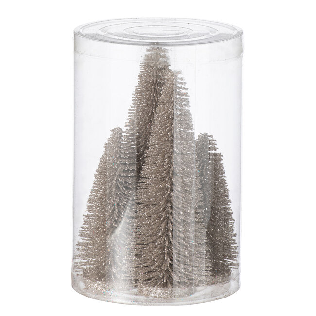 J-Line Pampasgras 7 Koppen In Pot Pvc Groen/Beige Klein