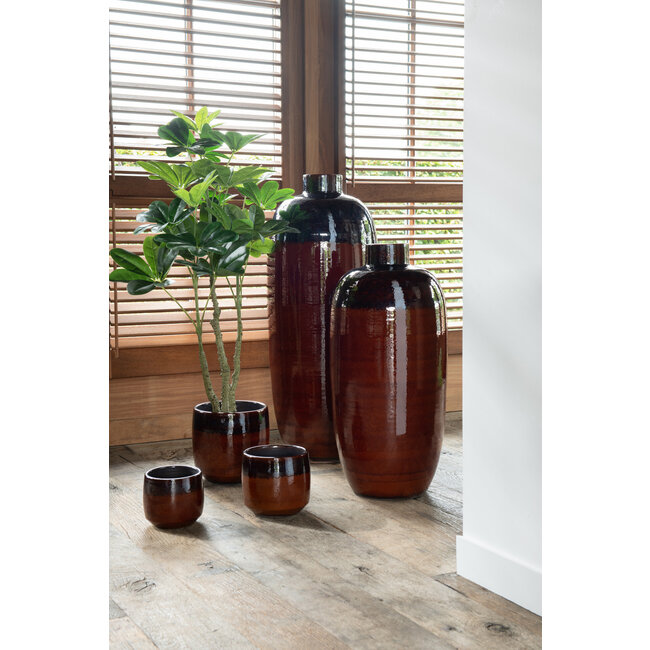 J-Line Money Tree Pot Kunststof Groen S