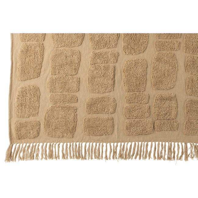 J-Line Plaid Sidney Poly Beige