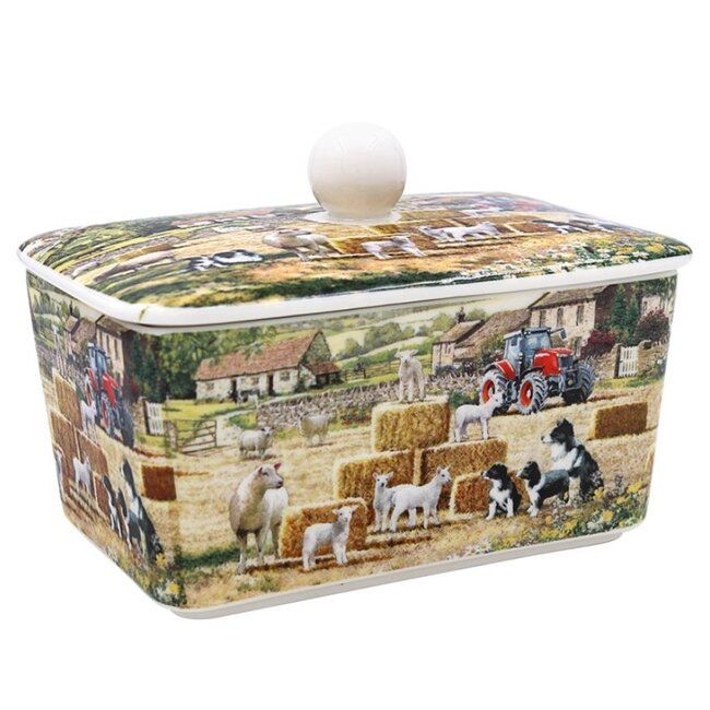 The Leonardo collection  Botervloot boerderij 14x10x10cm