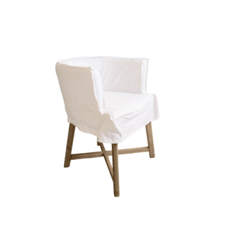 LEEFF van Netty - houten stoel wit
