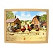 Lesser & Pavey Schootkussen haan en kip -43 x 33 x 6.5 cm-1 stuks