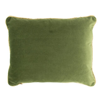 Mars & More half kussen fluweel goud appel groen 35x45cm