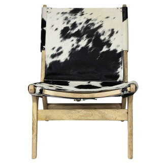 Mars & More stoel relax koevel zwart/wit (zelfmontage)