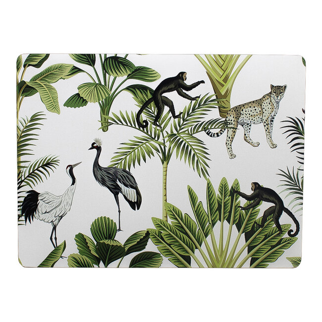 Mars & More placemat jungle wit 30x40cm (4)*