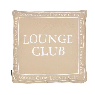 Mars & More Lounge Club outdoor kussen taupe 50x50cm