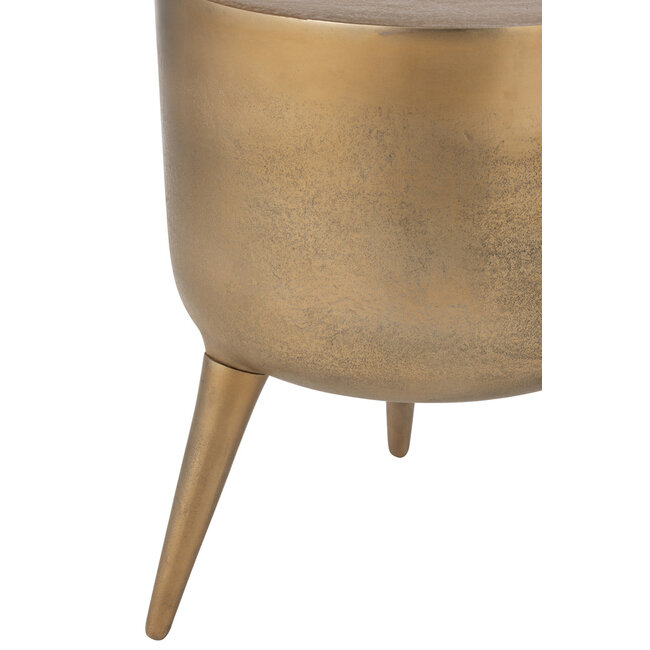 J-Line Kruk Fone Aluminium Goud