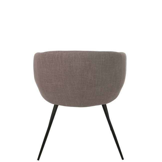 J-Line Stoel Wales Staal/Foam Taupe