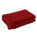 J-Line Plaid Gebreid Acryl Rood