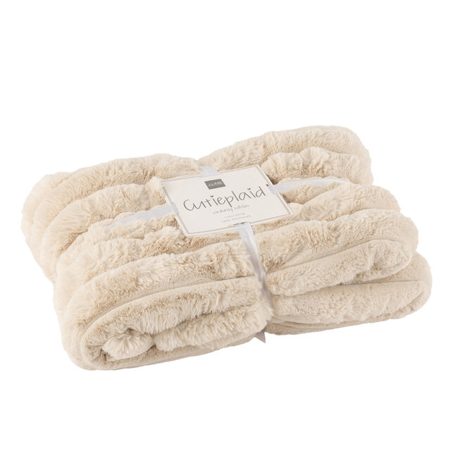 J-Line Plaid Groot Corduroy Polyester Beige