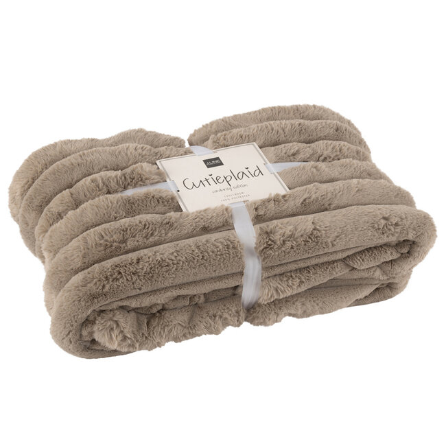 J-Line Plaid Groot Corduroy Polyester Taupe